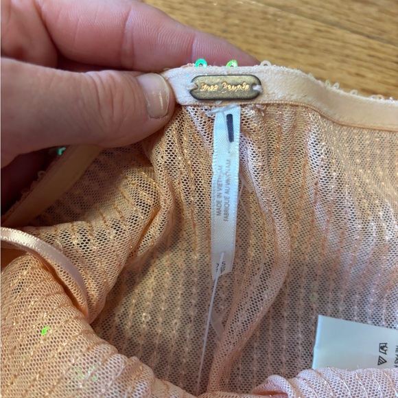 Pink Iridescent Ruffle Skirt - Picture 6 of 8